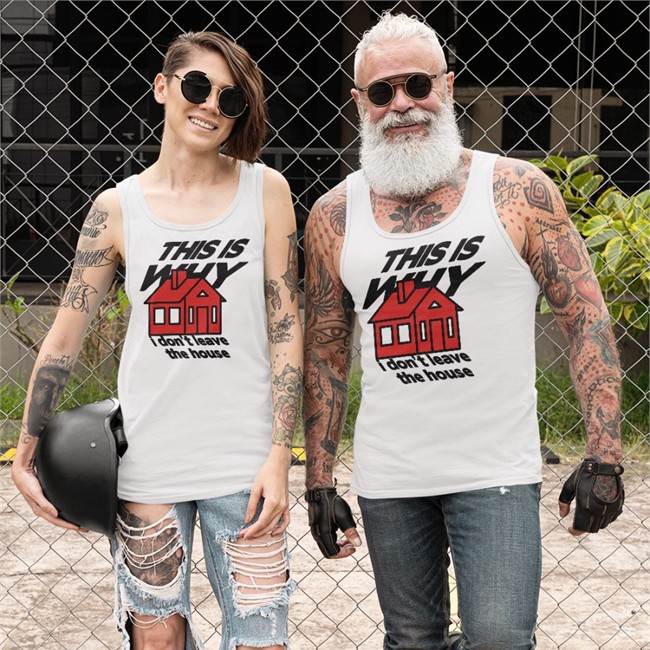 This Is Why I Don't Leave The House T Shirt White