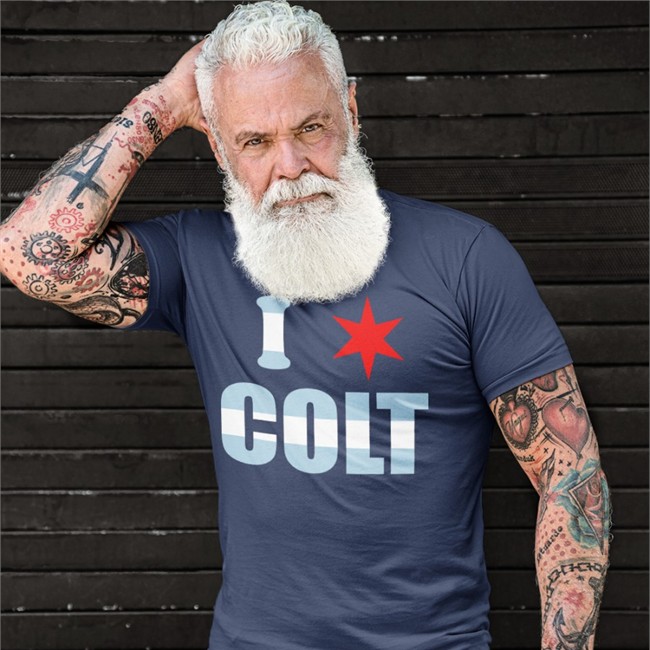 Aew Shop Pro Wrestling Tees Store Chicago Flag I Colt Sweatshirts Colt Cabana