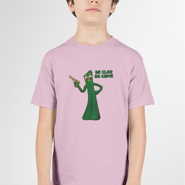 Shirtsthtgohard Be Clay Do Crime Tee White