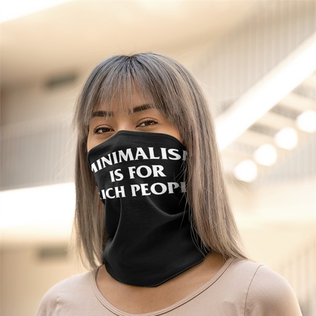Minimalism More Shop Minimalism Is For Rich People Hooded Sweatshirt Zefrrrrrrr