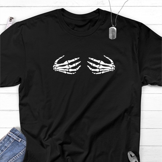 Chicks Skeleton Hands Hoodie Barstool Sports
