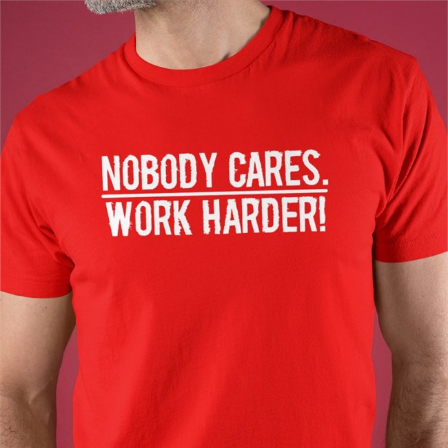 Mac Conwell Nobody Cares Work Harder Shirts Lamar Jackson