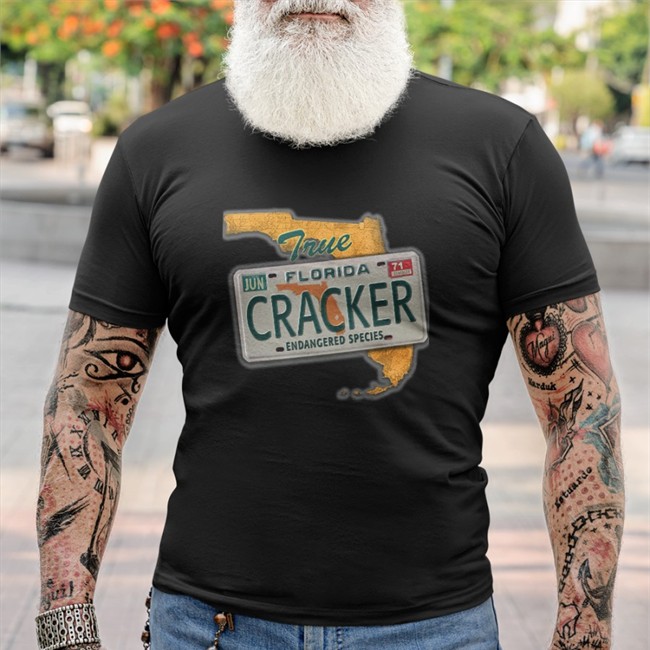 Meidas Touch True Florida Cracker Endangered Species Tee Shirt Evan Vucci