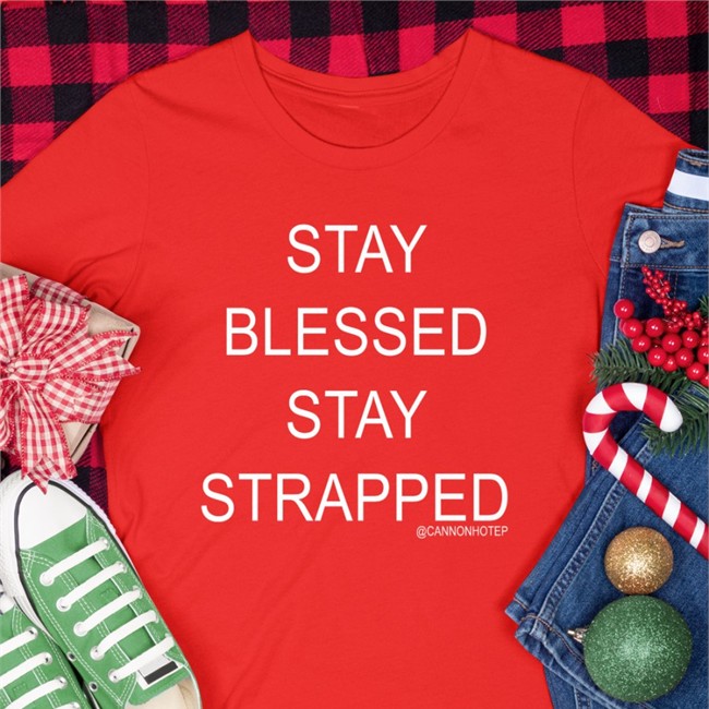 Stay Blessed Stay Strapped Cannonhotep Sweatshirt