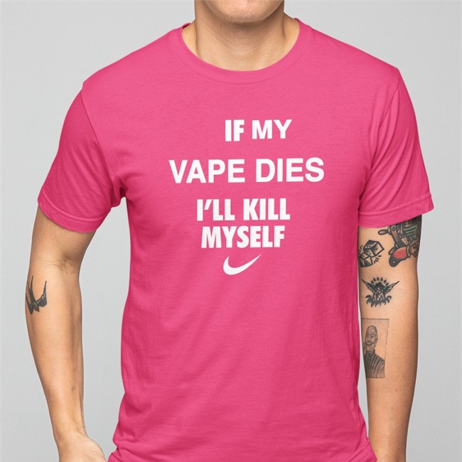 Cladee If My Vape Dies I'll Kill Myself Hoodies Hanfjob
