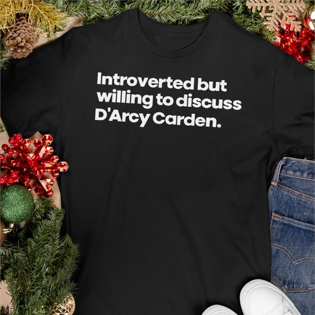 Introverted But Willing To Discuss D'arcy Carden Hoodie Slayluthor