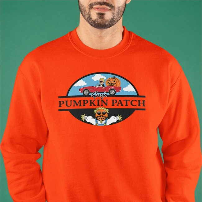 Guy’S Pumpkin Patch Crewneck Sweatshirt