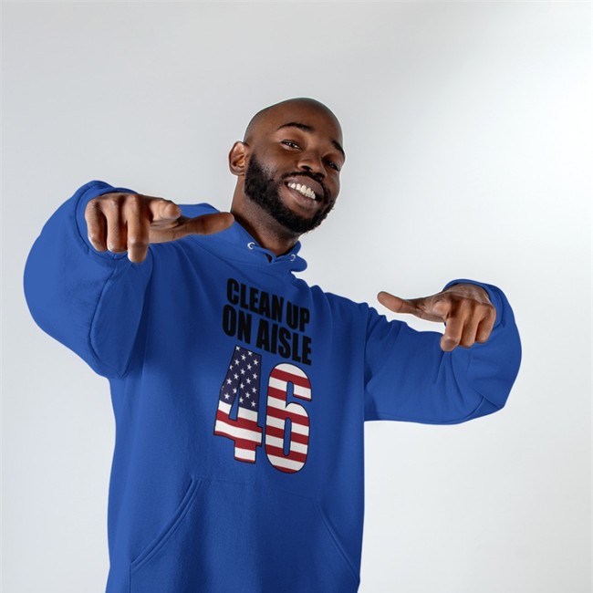 Clean Up On Aisle 46 Falg American Sweatshirt RepublicanAZCPA