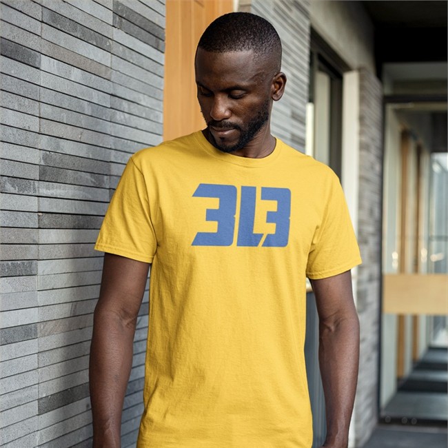 Detroit Lions 313 V Neck T Shirt 3L3