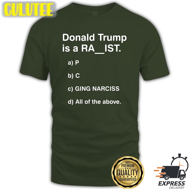 Donald Trump Is A Ra Ist Hoodie DrunkenCrunker