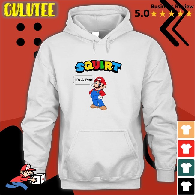 Shirts That Go Hard Squirt It’S A Pee Classic Sweatshirt White