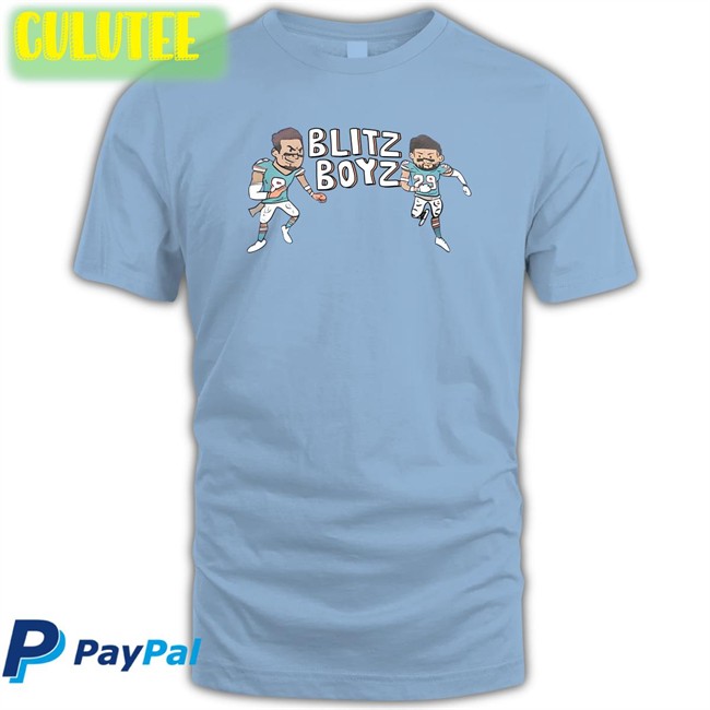 Funny Brandon Jones Blitz Boyz Shirt Miami Dolphins