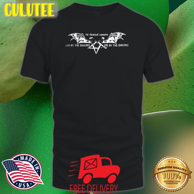 Pentagram Wings Live By The Sword Die By The Sword Shirt