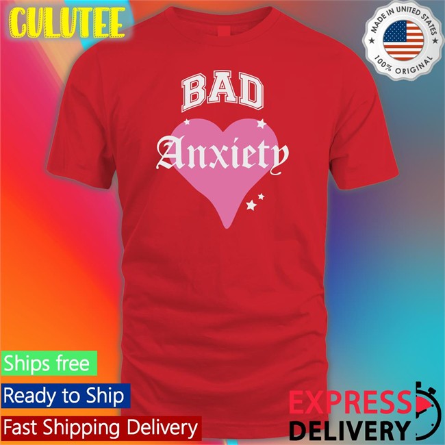 Bad Anxiety Heart Tee Shirt Megan Thee Stallion Store