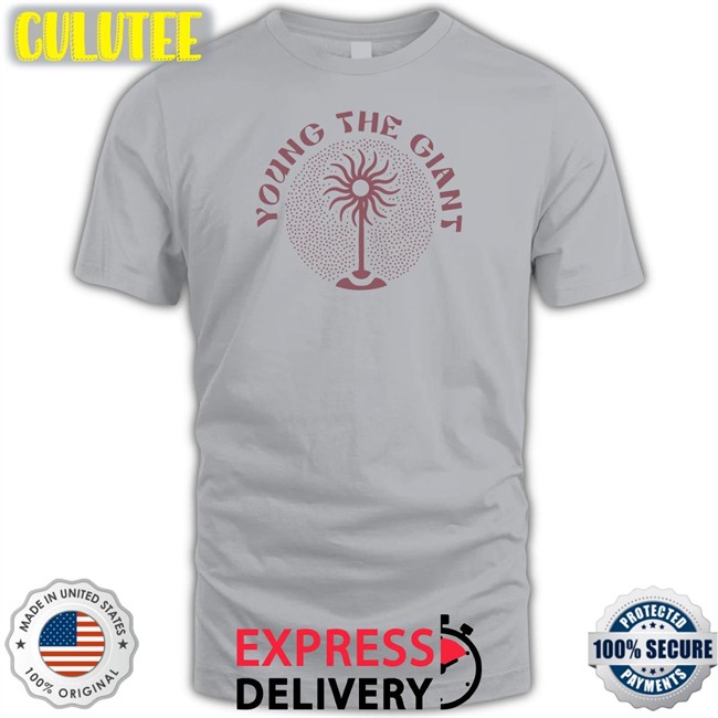 Young The Giant Merch Pinwheel Zip Up Hooded