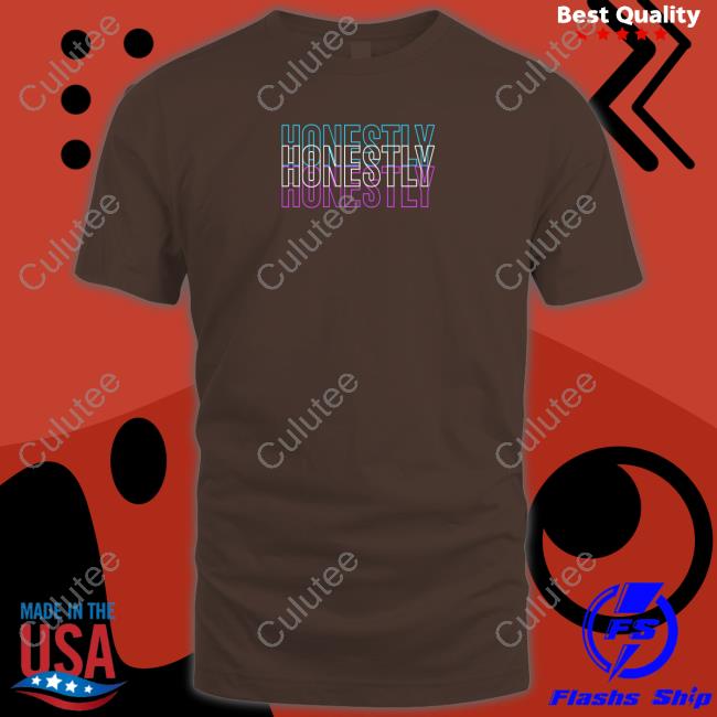 Official Katrina Stuart Honestly Black Tee Shirt